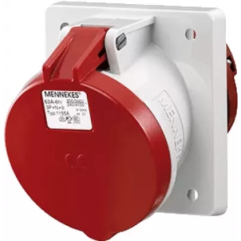 MENNEKES Elektrotechnik GmbH & Co. KG 1155A Kištukinis lizdas raudonai baltas (1155A)