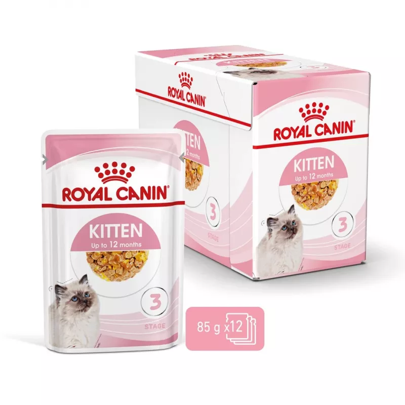 Šlapias kačių ėdalas Royal Canin Kitten Gravy 85 g – paukštiena