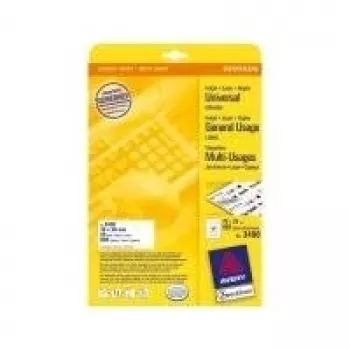 Avery – Etiketės – Baltos – A4 (210 x 297 mm) – 25 vnt. (3490)