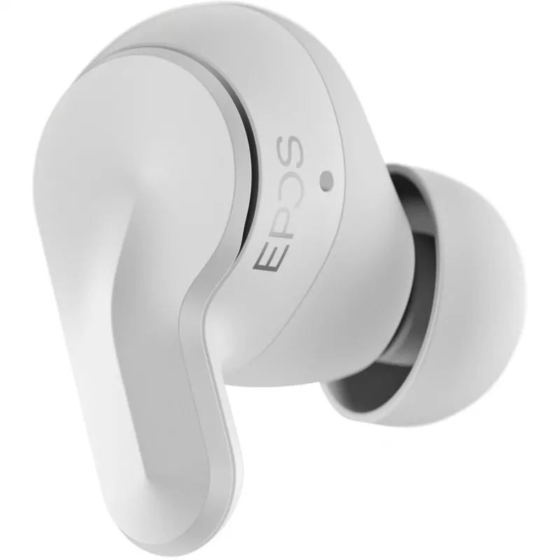 EPOS ADAPT E1 Tikri belaidžiai stereo (TWS) į ausį įdedami verslo/kasdieniai Bluetooth ausinės baltos