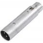 XLR adapteris Omnitronic 3 kontaktų kištukas į 5 kontaktų lizdą