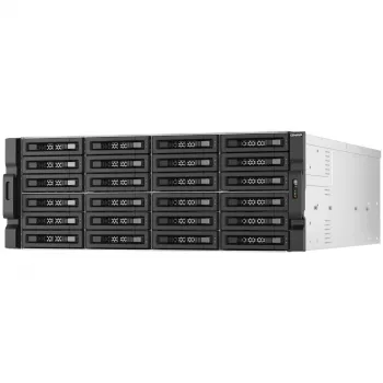 QNAP - TL-R2400PES-RP - Festplatten-Array - 24 Schächte (SATA-600 / SAS-3) SAS 12Gb/s (extern) Rack einbaufähig 3U