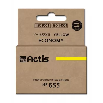Actis KH-655YR rašalinė kasetė (HP 655 CZ112AE atitikmuo; standartinė; 12 ml; geltona)