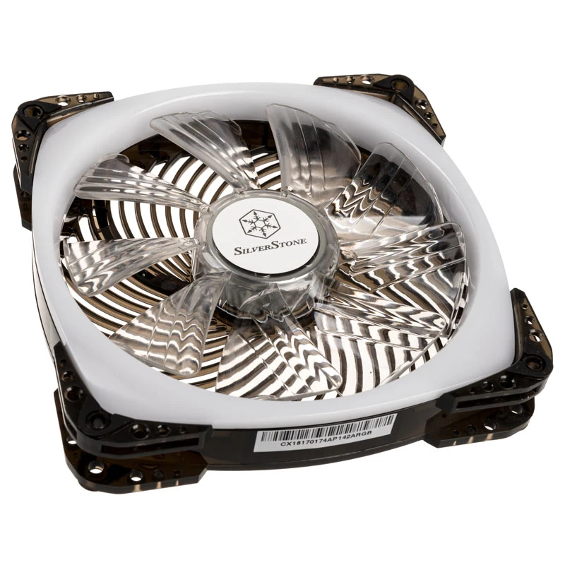 SilverStone SST-AP124-ARGB 120mm ARGB korpuso ventiliatorius – juodas