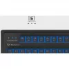 Laidinė mechaninė pilno dydžio klaviatūra KeySonic KSK-8202ELU-T (DE) su USB jungtimi, vokišku išdėstymu, juoda