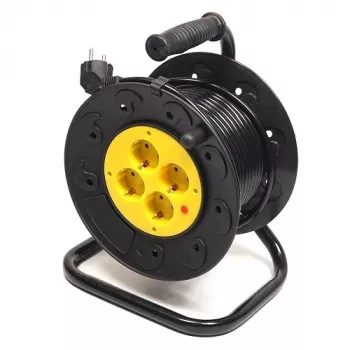 Ilgintuvas su rite 15 m, 4 lizdai, 3x1,5 mm²
