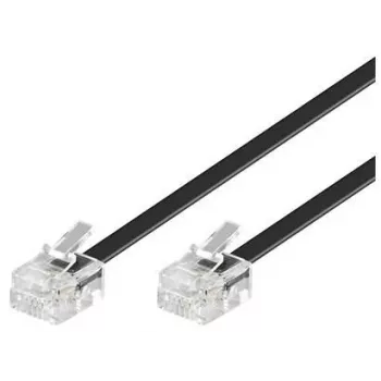 Telefono laidas MicroConnect MPK182 RJ-11 – RJ-11 2m juodas