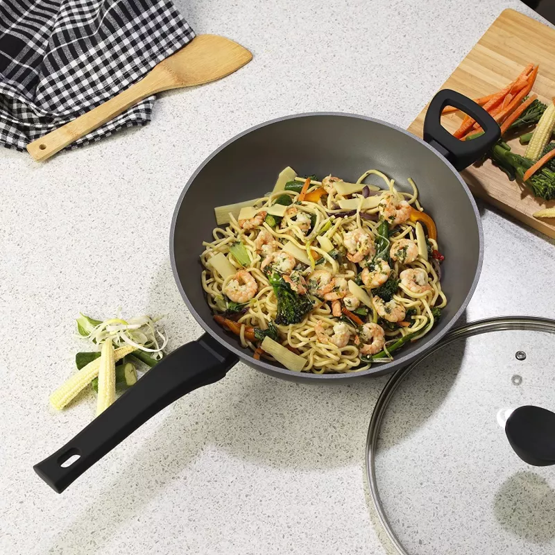 Wok Russell Hobbs RH01709EU 28 cm perlamutrinė nelipni keptuvė