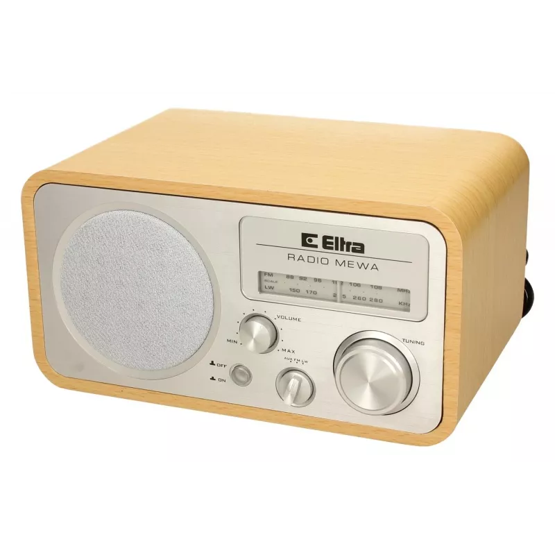 ELTRA Radio MEWA Clear Wood – medinis stalinis radijas