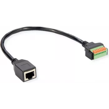 ROLINE adapteris RJ45 BU - Push- Terminal Block - tinklo adapteris (12.02.1172)