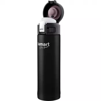 Termo puodelis LAMART LT4045 400 ml nerūdijančio plieno vakuuminis izoliuotas kelioninis puodelis, Ø 6,4 cm