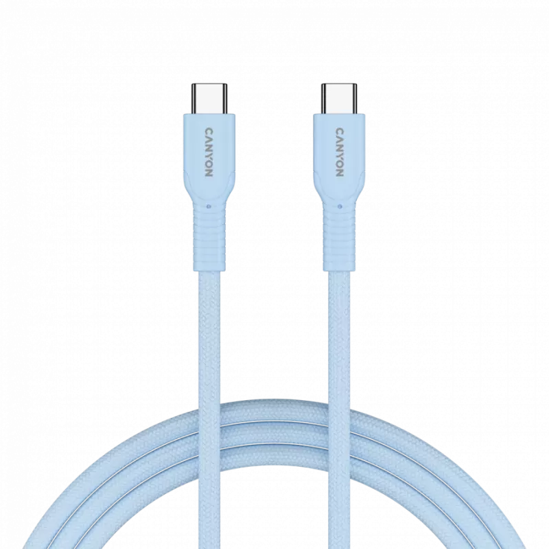 CANYON OnWire 60CL C-C 60W spalvotas pintas laidas 1m šviesiai mėlynas