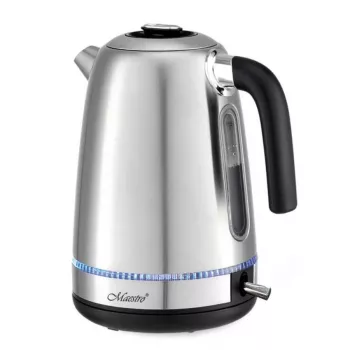 Maestro MR-050 Elektrinis virdulys su apšvietimu, sidabrinis 1.7 L