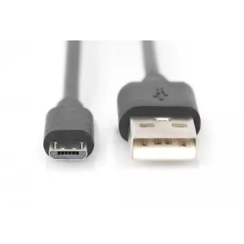 USB kabelis Digitus USB 2.0 A–Micro B 1 m