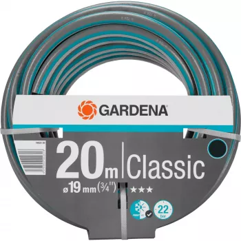 Sodo žarna Gardena 18022-20 20 m PVC viršžeminė pilkai oranžinė