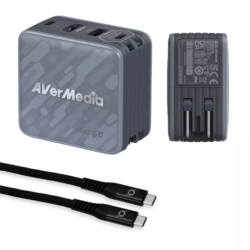 AVerMedia GC313 Universal Black AC greitas įkrovimas vidaus