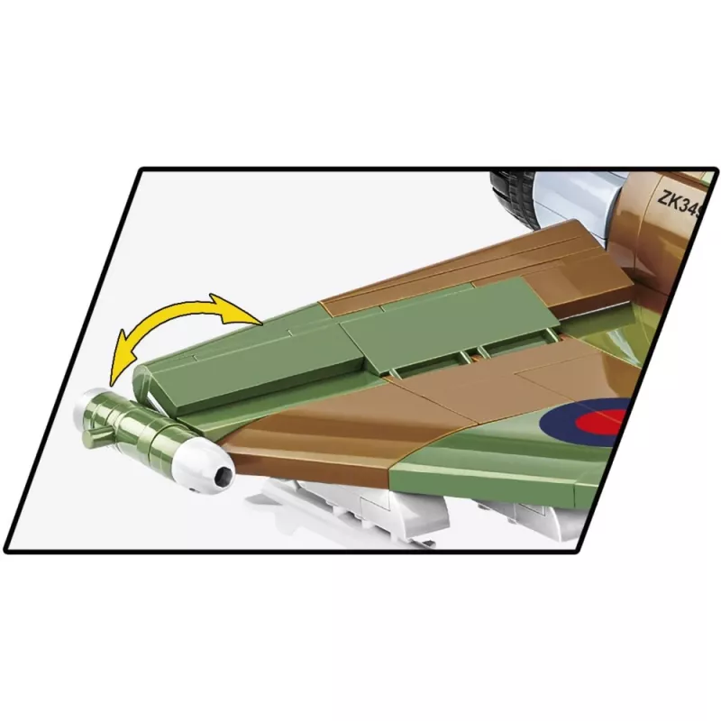 Konstruktorius Cobi Eurofighter Typhoon FGR4 „GiNA“ – 577 dalių, nuo 8 metų, šviesiai pilka/žalia/ruda