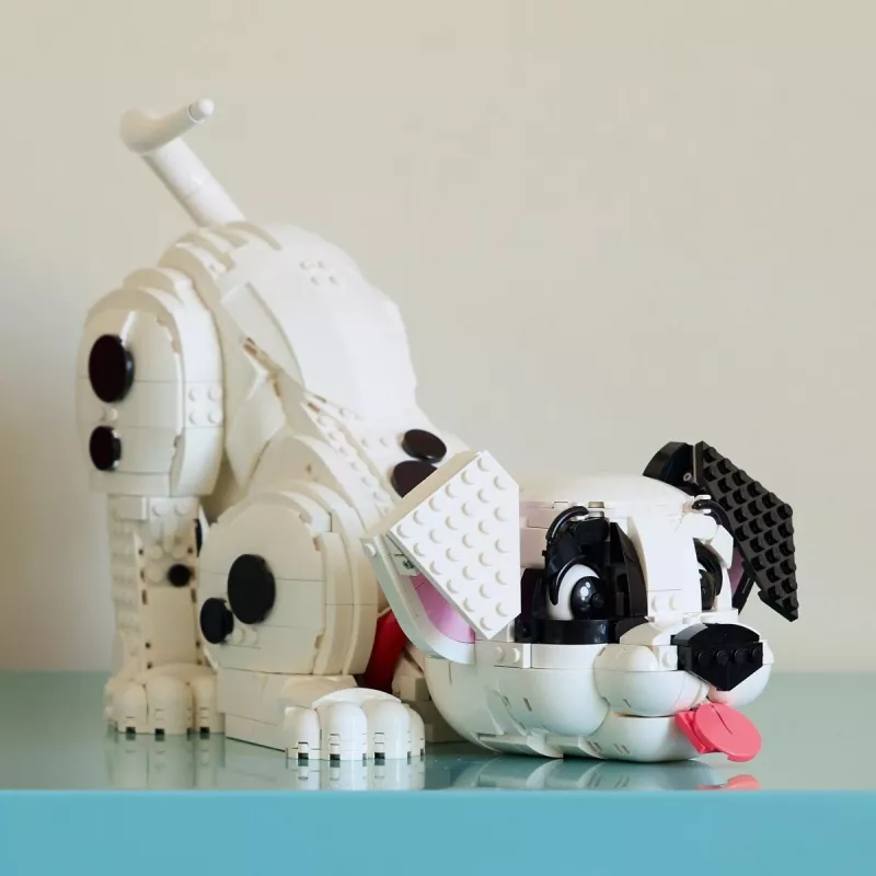LEGO Disney 43269 101 Dalmatinų šuniukas – kolekcinis statybų rinkinys, 1722 dalių, 220 mm aukščio, 18+
