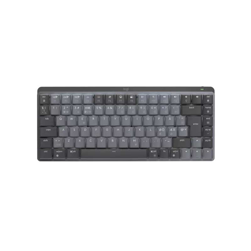 Logitech Master Series MX Mechanical Mini – belaidė klaviatūra su apšvietimu, QWERTY – Šiaurės šalių išdėstymas