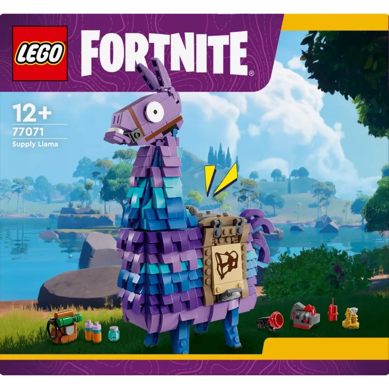 LEGO 77071 Fortnite Llama konstrukcinis žaislas – LEGO prekės ženklo laikymo ir demonstravimo dėžė