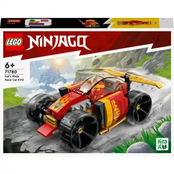 LEGO 71780 NINJAGO Kainio lenktyninis automobilis EVO 2v1 lenktynių automobilio į visureigį modelio konstravimo rinkinys vaikams nuo 6 metų