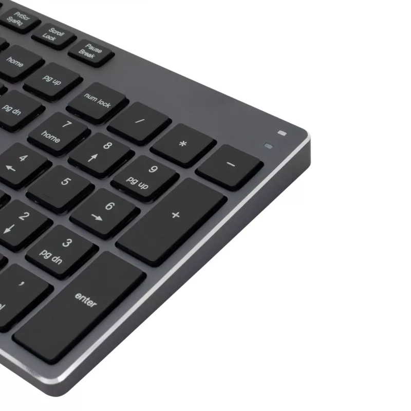 Belaidė klaviatūra SBOX WK-131 US, kompaktiškas metalinis dizainas, JAV išdėstymas