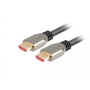 Lanberg CA-HDMI-30CU-0010-BK HDMI kabelis 1m HDMI A tipas (Standartinis) 8K 60Hz