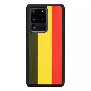 Dėklas Man and Wood Samsung Galaxy S20 Ultra reggae juoda