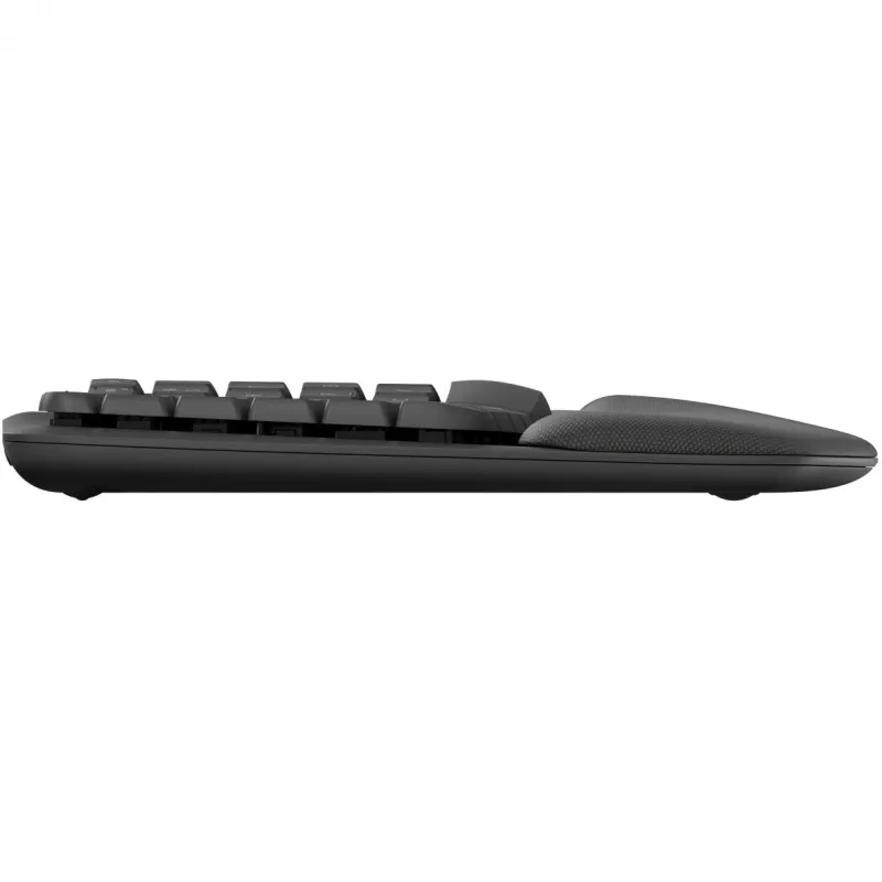Klaviatūra Logitech Wave Keys Office RF Wireless + Bluetooth QWERTY Danų Suomių Norvegų Švedų Grafitas