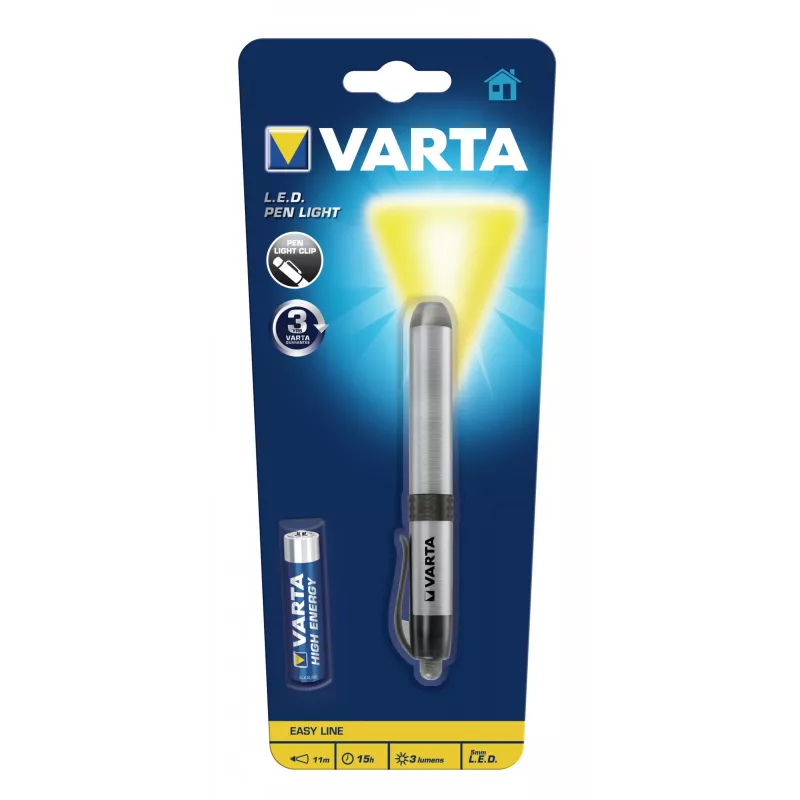 Varta LED lemputė su smeigtuku – sidabrinė, aliumininė, 3 lm