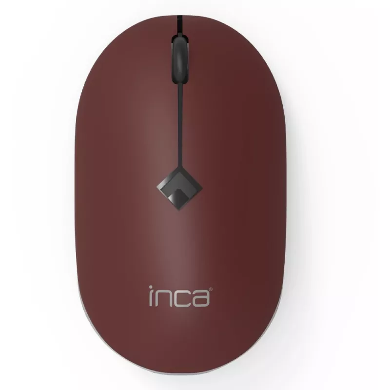 INCA Mouse IWM-231RB belaidė pelė, 1600 DPI, 4 mygtukai, ruda, 2,4 GHz