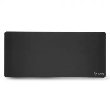 Pelėdos kilimėlis SAVIO Black Edition Precision Control XL — 900×400×3 mm, audinio paviršius, guminis pagrindas, susiūti kraštai