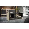 Cama PORTO bench/table 100x50x46 oak/Juoda