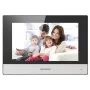 Hikvision DS-KH6320-WTE2 vaizdo domofono sistema 17,8 cm (7 inch) juoda, pilka