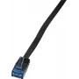 Logilink SlimLine Patch-Cable RJ-45 (M) - RJ-45 (M) 1 m UTP CAT 6 Juoda (CF2033U)
