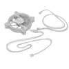 120 mm ventiliatorius korpusui MODECOM VOLCANO APEX 120 ARGB White
