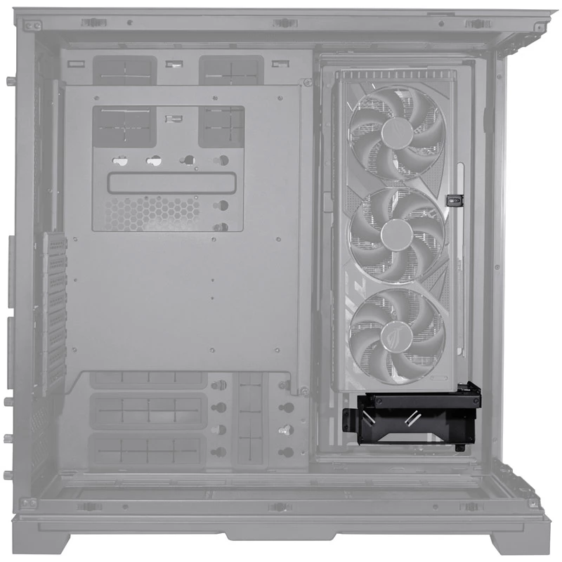Lian Li O11DEXL-1X vertikalus GPU laikiklis - juodas - konversijos rinkinys Lian Li O11DEXL-W korpusui