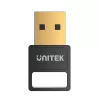 USB Bluetooth Adapter Unitek B105B — USB 2.0 Type-A, BLE v5.3, 3 Mbit/s, juodas, Plug-and-Play