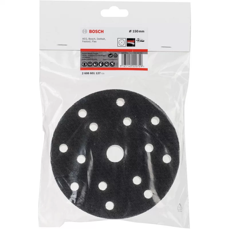 Bosch 2 608 601 127 šlifavimo pagrindas 150 mm 1 vnt.
