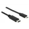 USB kabelis DeLOCK 0,5m USB 2.0 C – Micro-USB B juodas
