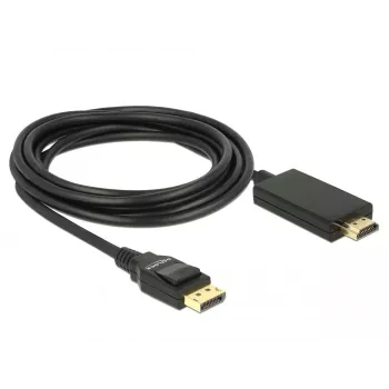 Vaizdo kabelio adapteris DeLOCK 85318 DisplayPort į HDMI 3 m juodas
