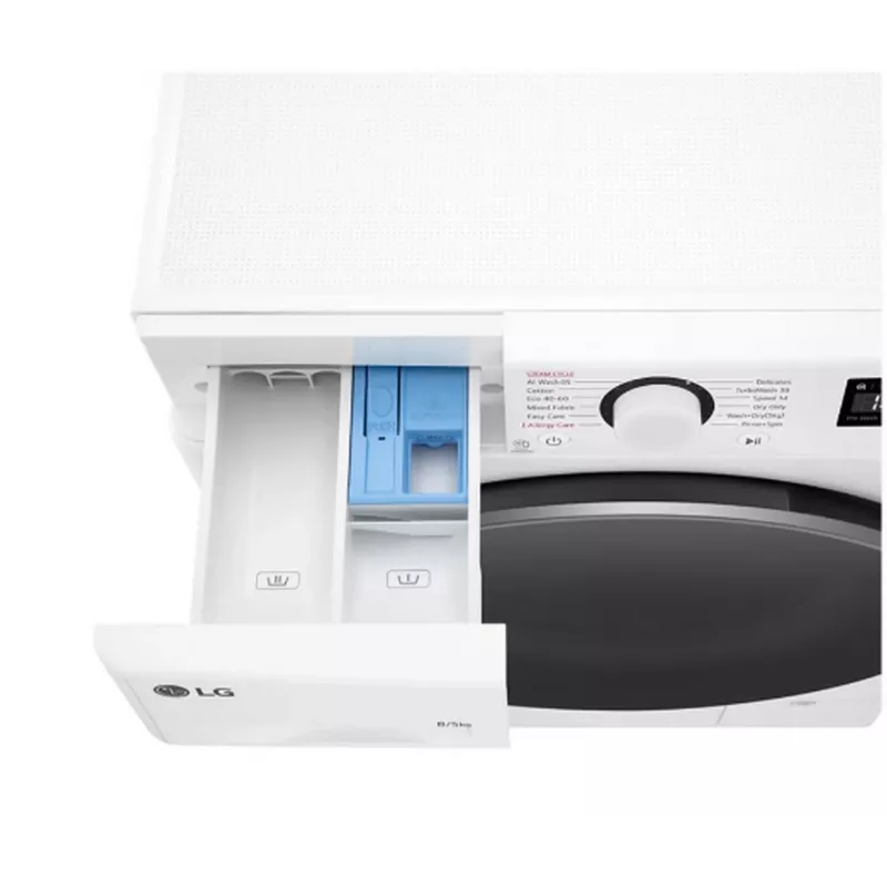 LG F2DR508S1W Skalbimo džiovinimo mašina 8 kg / 5 kg 1400 aps./min. Balta