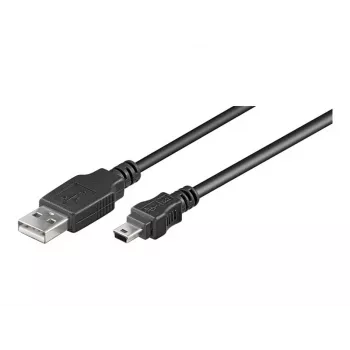 Goobay USB 2.0 Hi-Speed laidas | 50768 | USB-A į mini-USB USB 2.0 kištukas (A tipo) | USB 2.0 mini kištukas (B tipo, 5 kontaktų)