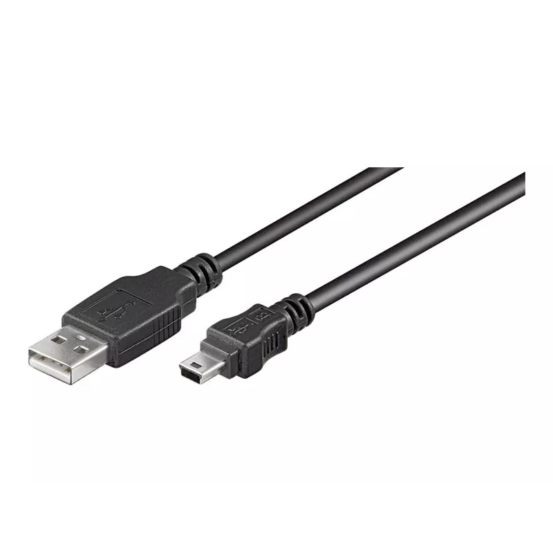 Goobay USB 2.0 Hi-Speed laidas | 50768 | USB-A į mini-USB USB 2.0 kištukas (A tipo) | USB 2.0 mini kištukas (B tipo, 5 kontaktų)