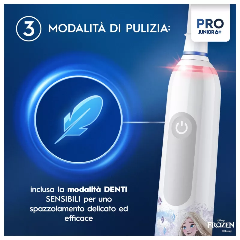 Sukamasis dantų šepetėlis Oral-B PRO Junior Frozen