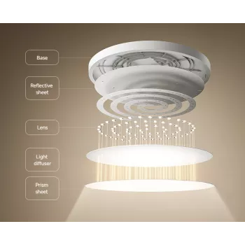 Protinga Xiaomi lubinė šviesa D30 WiFi 30W