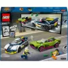 LEGO City policijos automobilio ir raketinio automobilio gaudynės 60415 – 213 dalių, 2 minifigūrėlės, nuo 6 metų