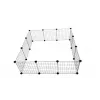 Šunų voljeras c&c Modular 145×75×37 cm – vidaus/lauko narvas, juodos spalvos