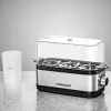Kiaušinių virimo aparatas Rommelsbacher ER 300 — 3 kiaušiniams, nerūdijantis plienas, 300 W, permatomas dangtis