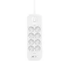 Belkin SurgePlus apsauginis filtras 8x kištukinis lizdas 1xUSB-A 1xUSB-C 900J 2m